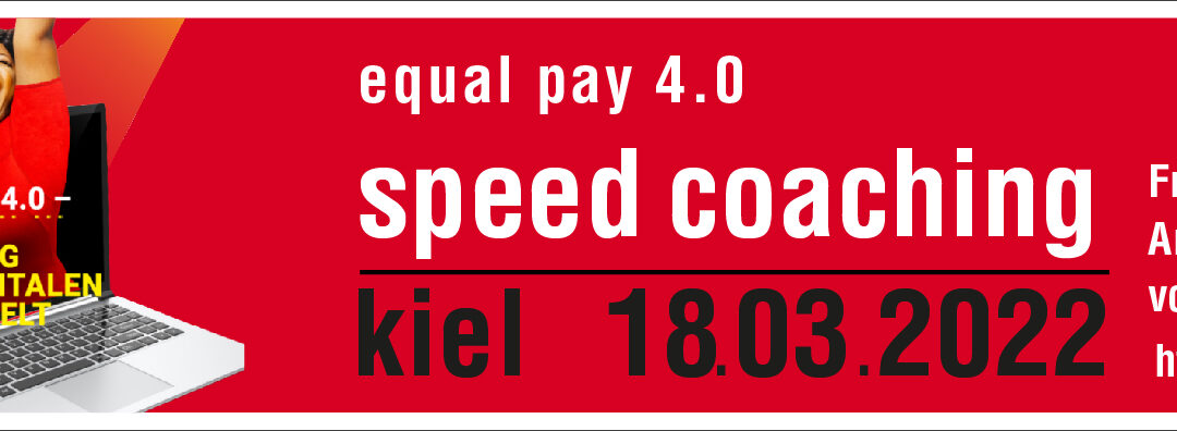 Equal Pay Day 2022 Speed Coaching
